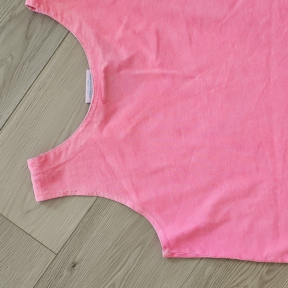 Y2K Vintage 90s Fresh Produce Bright Pink Butterfly Tank Unisex Medium - Picture 13 of 13